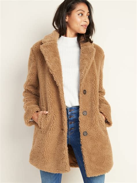 Sherpa Teddy Coat .